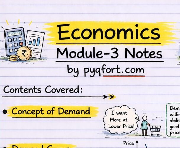 Economics Module-3 Notes